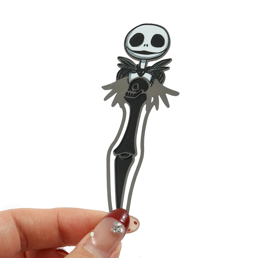 Halloween The Nightmare Before Christmas Bookmark Jack Sally Oogie Boogie Punk Bookmark Cartoon Anime Page Marker Stationery