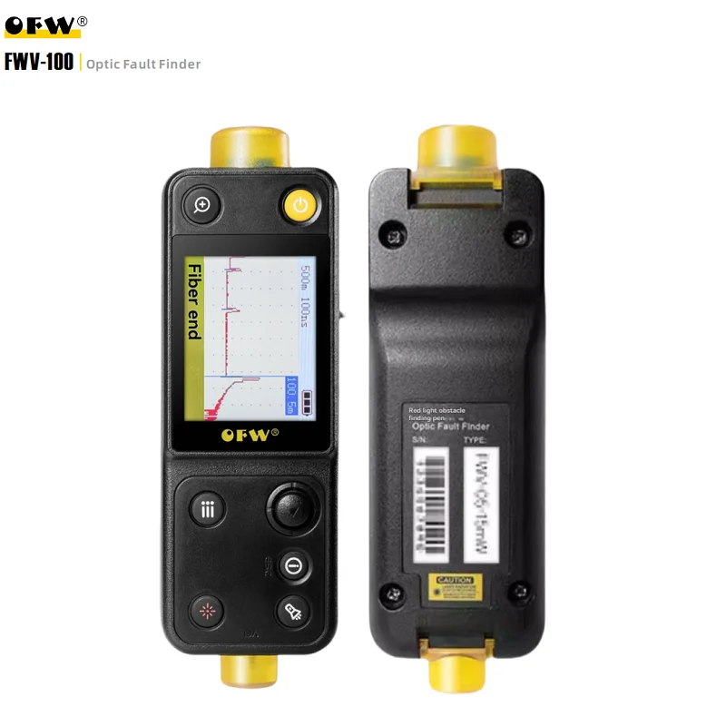 OFW Optic Fault Finder 20KM Mini OTDR Fiber Ranger Support Active Fiber Test(Optional) FTTB/H Breakpoint Tester Meter 10mw VFL