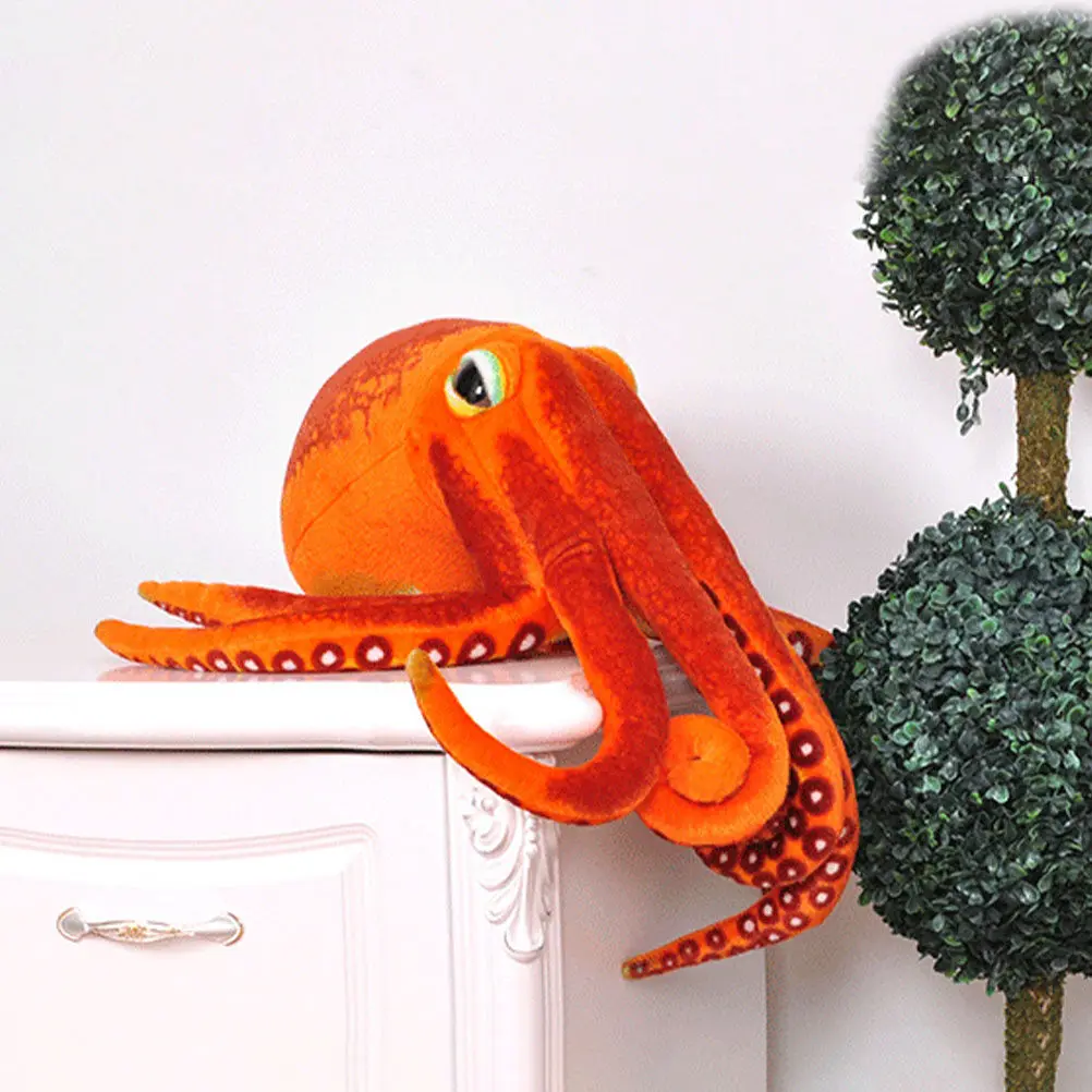 

Милый плюшевый осьминог для детей: реалистичные детали, приятные на ощупь, для праздников