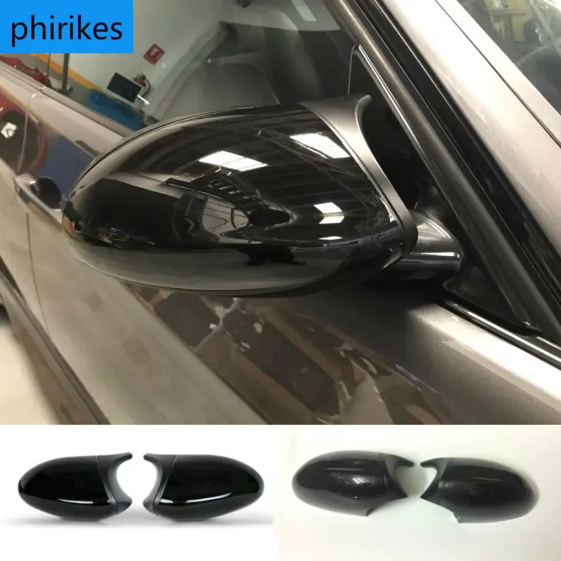 

2PCS Carbon Fiber/ABS Mirror Cover E90 Car Rearview Mirror Cap Cover Direct Replace For BMW E90 E91 05-07 E92 E93 06-09 LCI