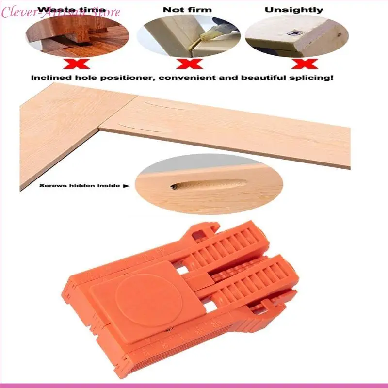 E06B Madera carpintería magnética Oblique Outrique Locador puñetazos Placa redonda carpintería Posicionamiento