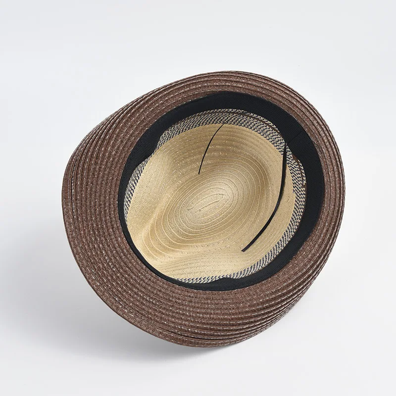 Vintage Short Brimmed Hat for Men and Women with Rolled Up Edge, British Style Casual Hat for Sun Protection