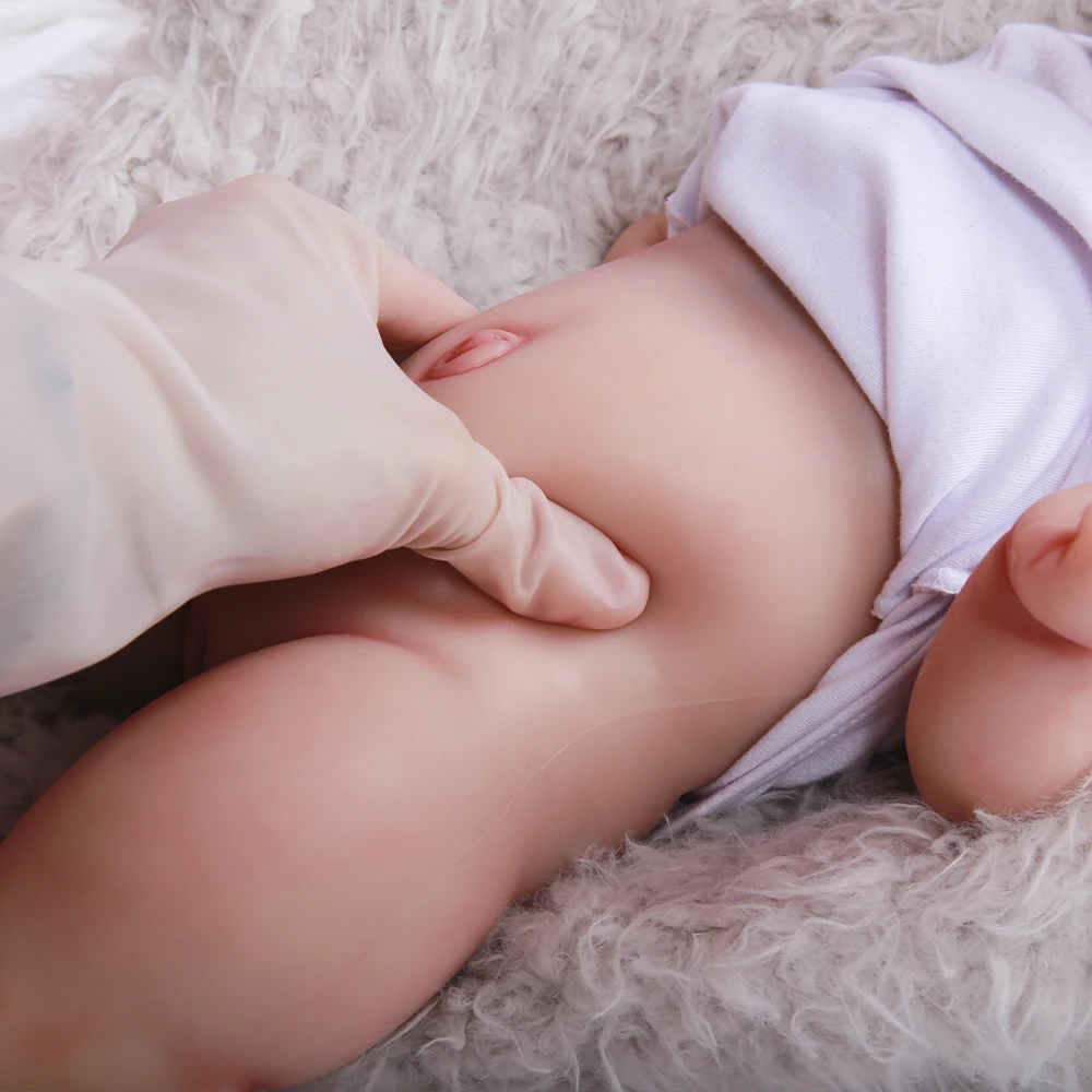 60cm reborn doll COSDOLL neonato full silicone simulazione bambola neonata modello di acqua potabile