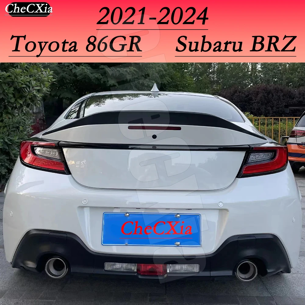 

For New Toyota GR86 Subaru BRZ 2021-2024 Highquality Fiberglass Material Rear Spoiler TRD Style Trunk Lid Diffuser Spoiler Tail