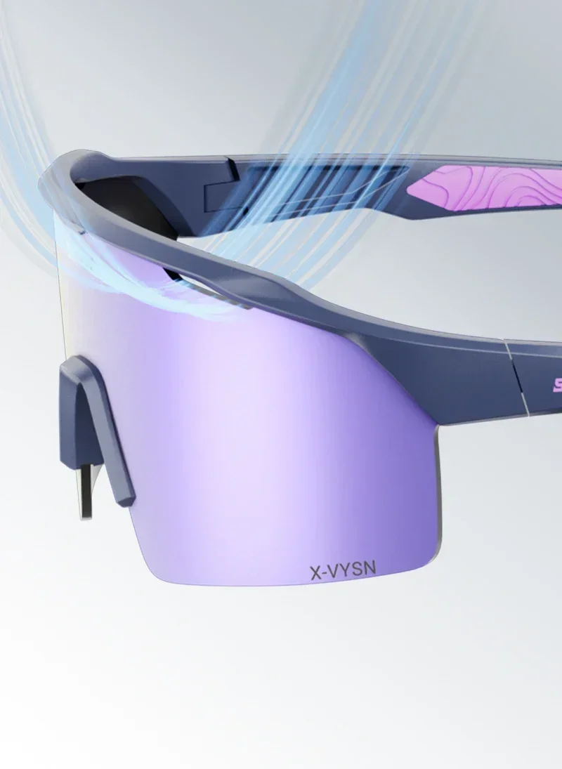 SCVCN Photochrome Sonnenbrille für Herren, Fahrradbrille, MTB-Bike-Sonnenbrille, Sportbrille, Laufbrille, Fahrradbrille, UV400, Damen – Detail 6