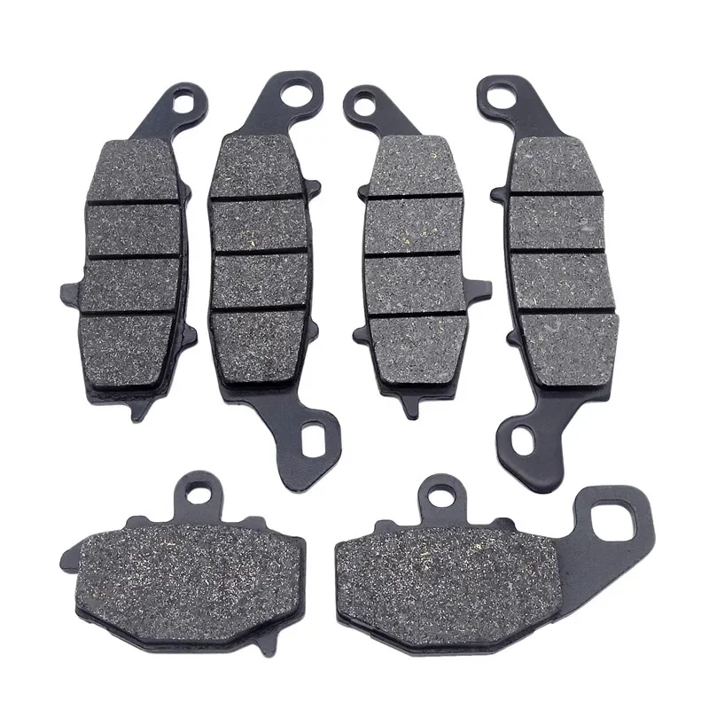 Motorcycle Front & Rear Brake Pads Replacement Part Kit For KAWASAKI ER6F EX650 ER6N ER650 KLE650 Versys 2007-2011 Z750S ZR750