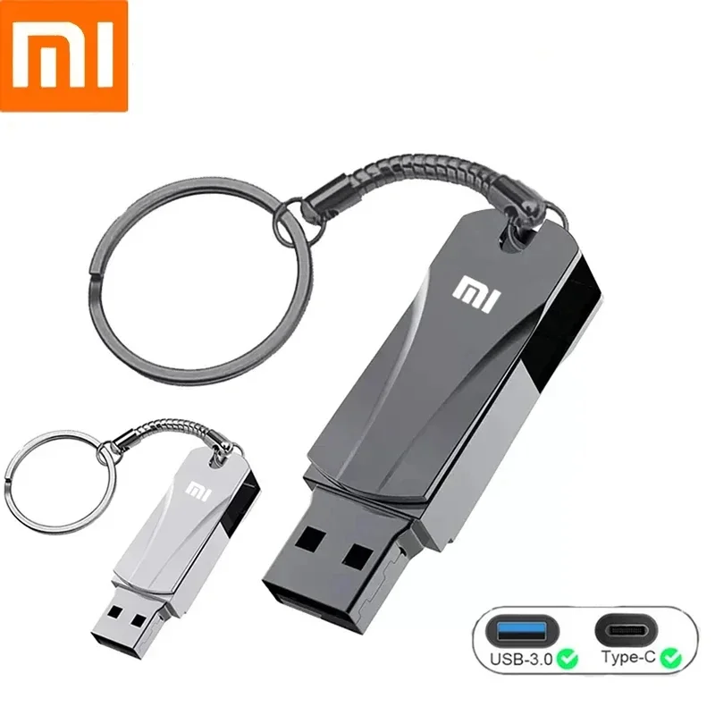 Xiaomi 16TB Flash Drive Usb 3.2 Super High Speed Metal Transfer U Disk Pen Drive 8TB Waterproof Type C Disk SSD USB Drive Disk