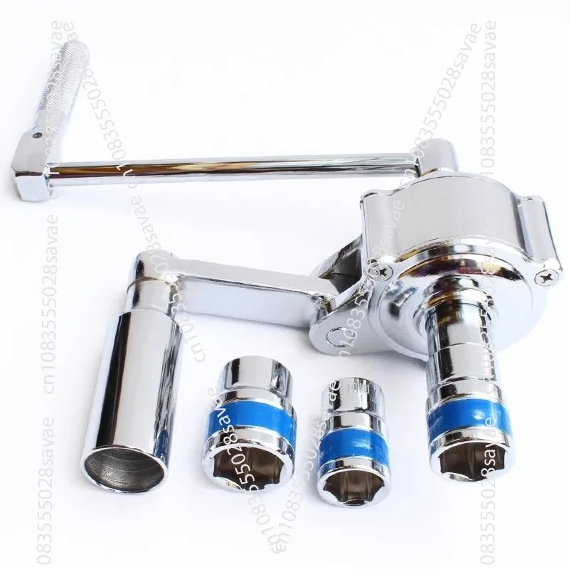 Tire labor-saving wrench, hand crank, screw disassembly and assembly force-increasing wrench Household tire removal tool