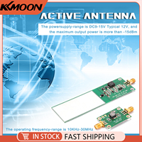 Mini-Whip 10KHz-30MHz 2Pcs Medium and Shortwave RTL‑SDR Active Antenna System Radio Receiver Electronic Component