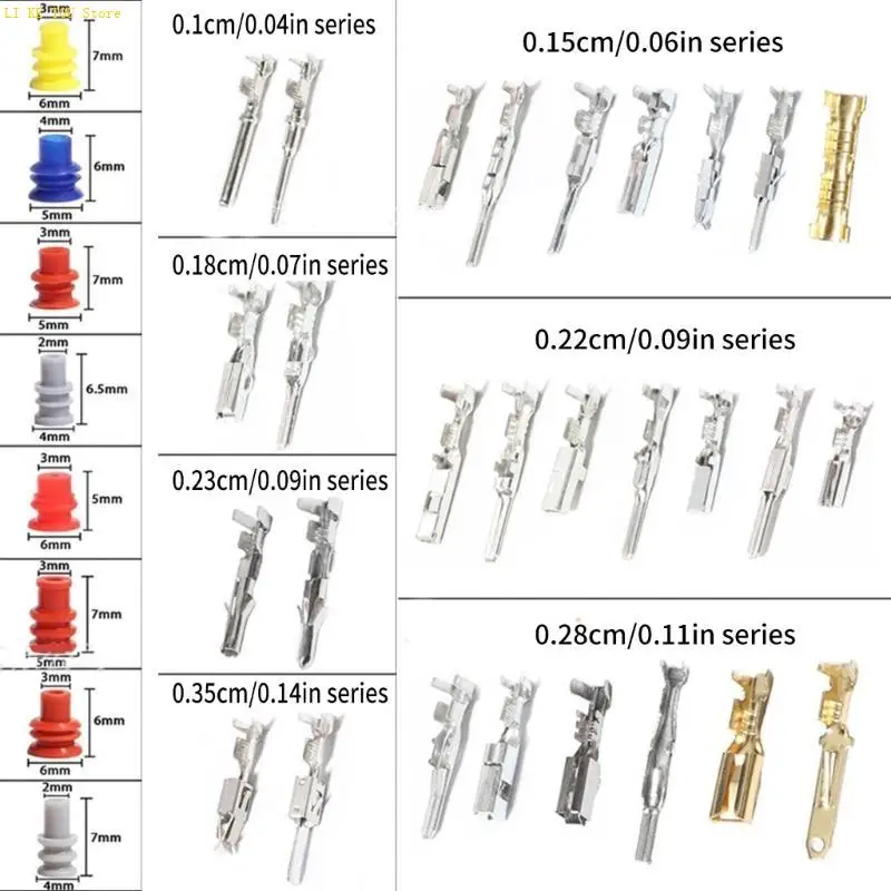 W3JE 950PCS CAR WIRE -TERMINAL CONTER CONTER PIN -штифт Electric