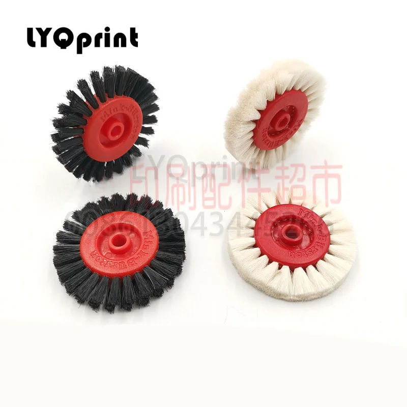 1 piece High Quality Heidelberg Brush Wheel 66.020.122 Black White 11mm for Beiren 08 05 Feeder   Press Paper Roller