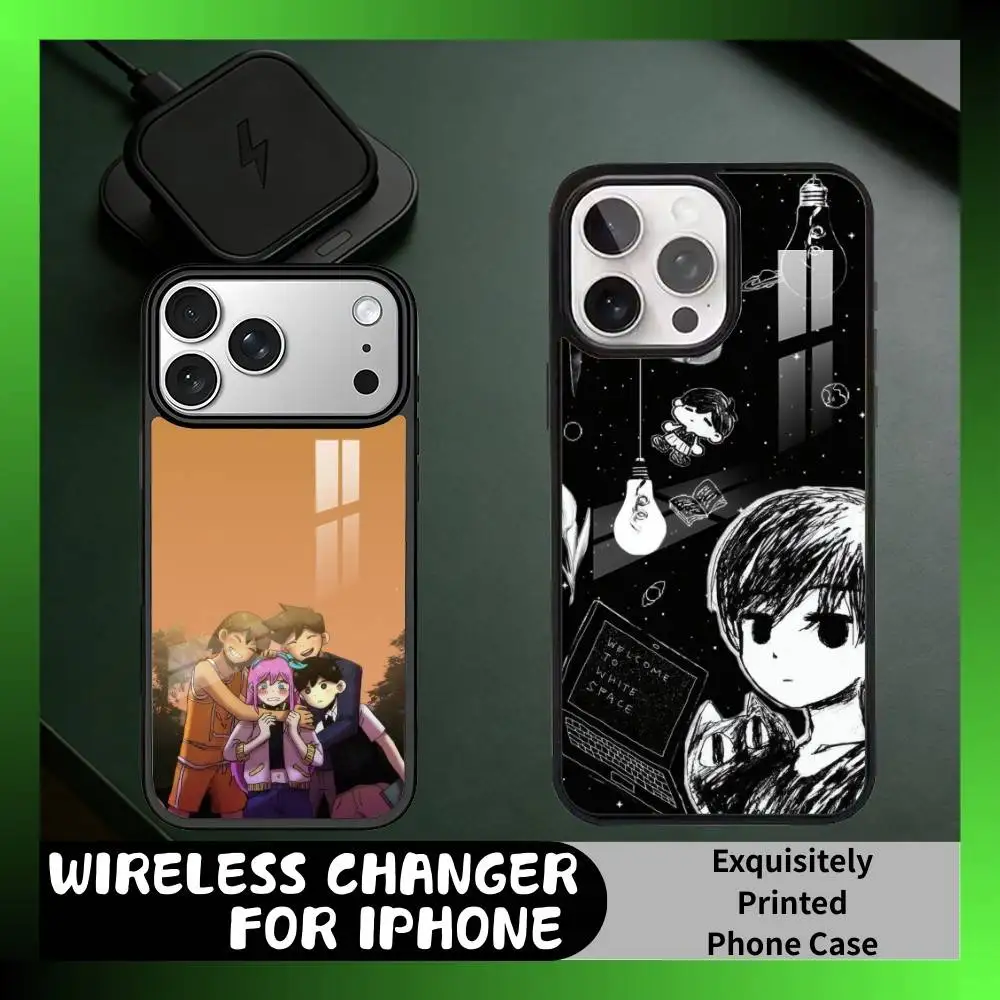 

Sunny O-OMORI HD Printed Phone Case For iPhone17,16,15,14,13 Plus,Pro Max Magnetic For Magsafe Wireless Charging