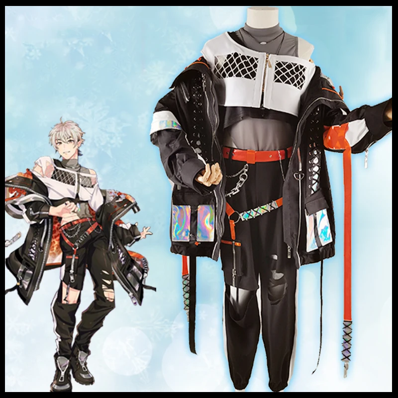 

COS-KiKi Nu: Carnival Eiden Game Suit Cosplay Costume Gorgeous Handsome Uniform Halloween Party Role Play Outfit Men S-2XL