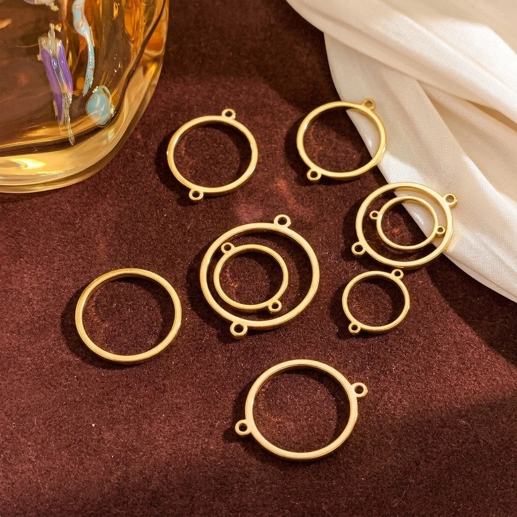 Bezels Set Pendant - 10 Pezzi di Connettori per Gioielli