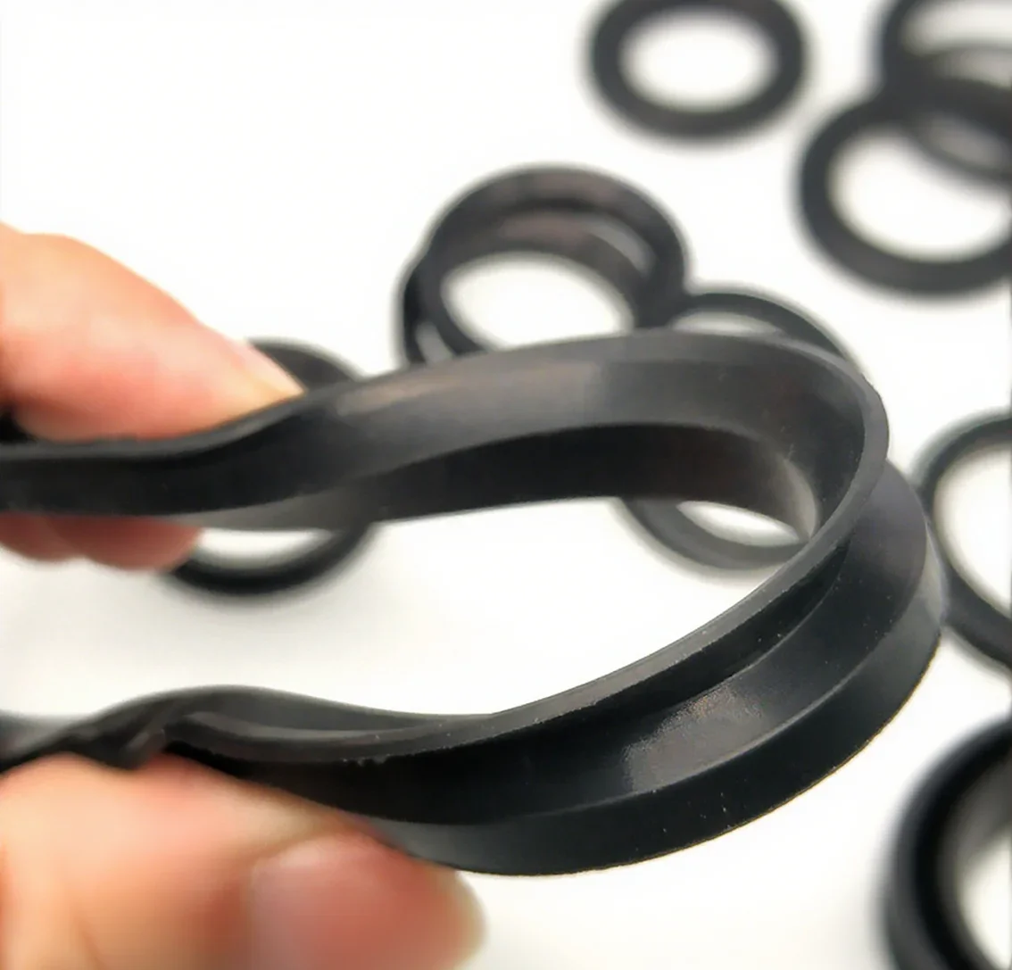 1~5P NBR/FKM Rubber O V Ring Gasket Sealing Cuff Rotary Rod Shaft Water Seal VA-14 VA-16 VA-18 VA-20 VA-25 VA-30 VA-32 to VA-170