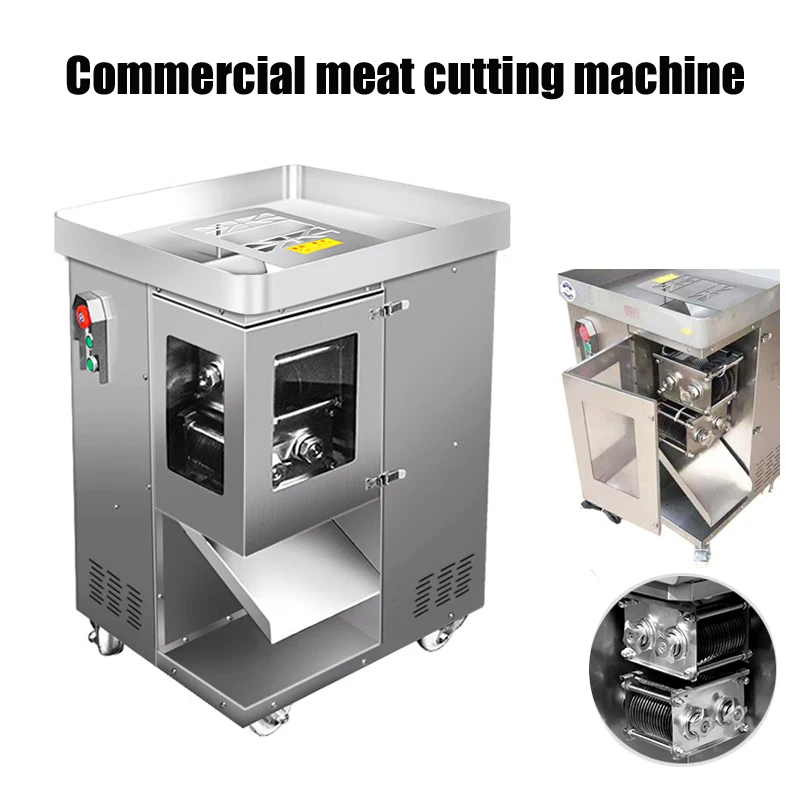 High quality stainless steel commercial Fresh meat shredding machine for restaurant Meat Processing Machine Meat Slicer