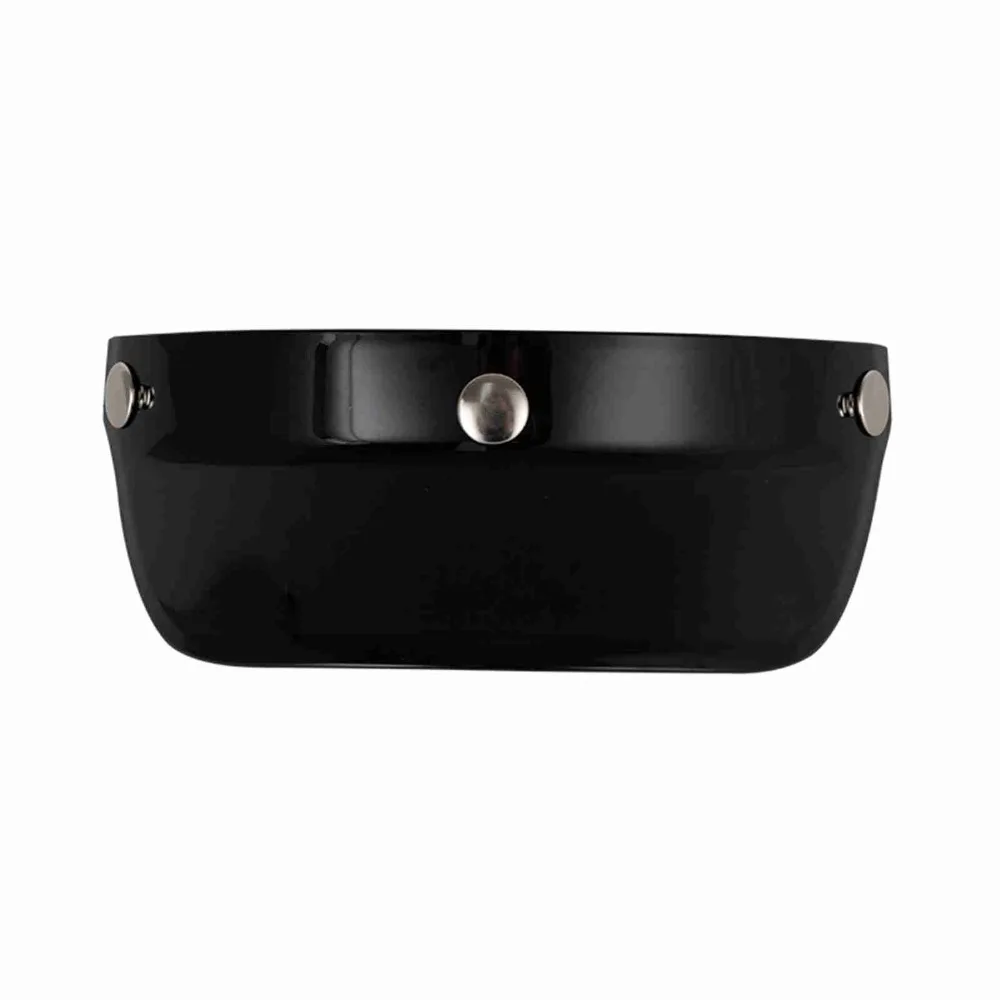 Durable 3 Snap Motorcycle Helmet Visor Wind Resistant Universal Fit Helmet Sun Shade Anti-Sun Helmet Peak Visor For Half Helmets