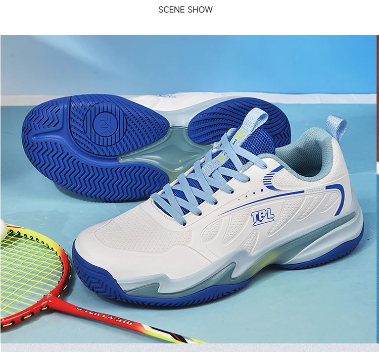 Badminton Shoes Tennis Court Training Volleyball Shoes Indoor Outdoor Professional Men's Women's Breathable Sports Large Size ..