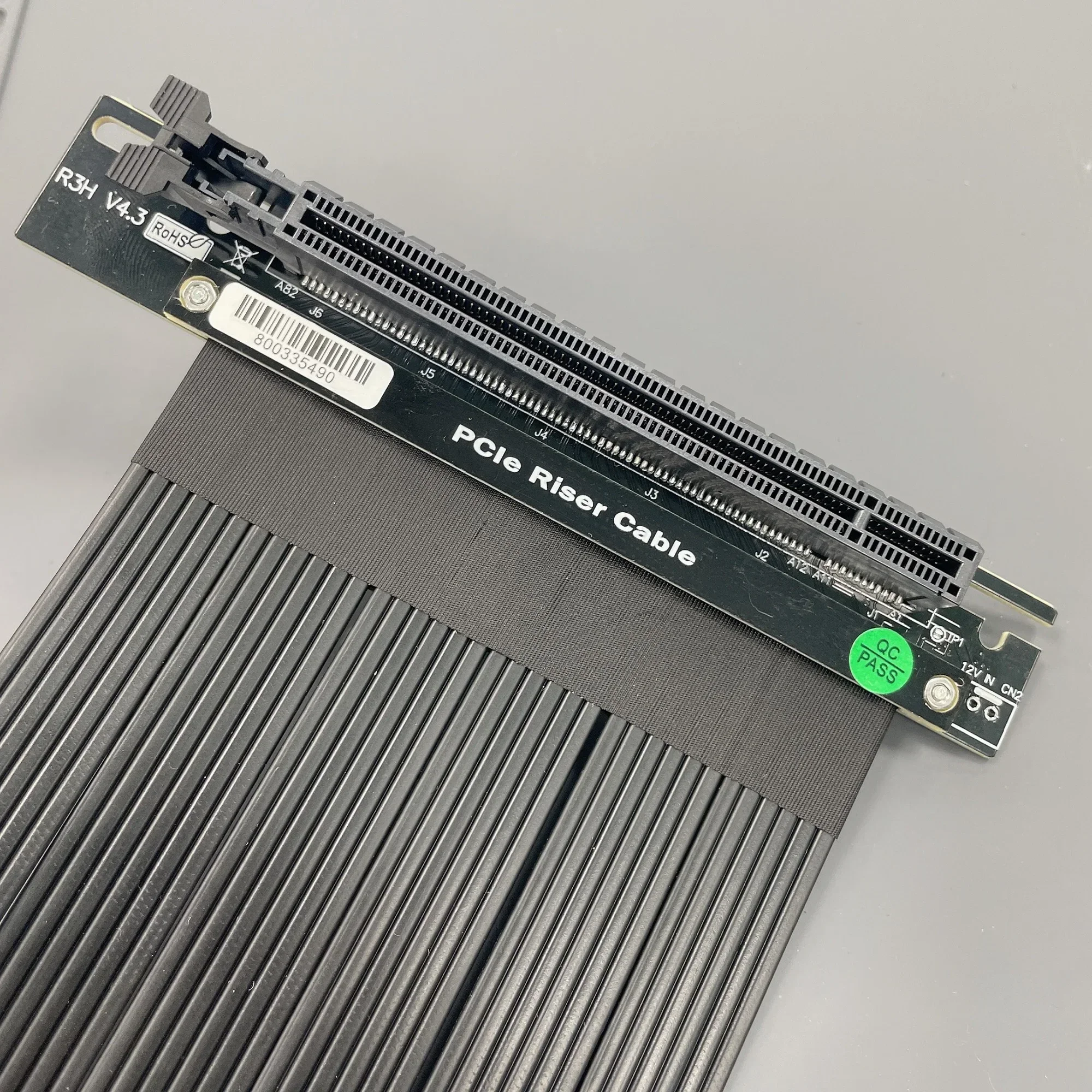 PCI Express X16 Graphics Card Vertical Bracket GPU Holder Base + GEN3 PCI-E 4.0 3.0 16X Riser Card GPU Extension Cable 90 Degree