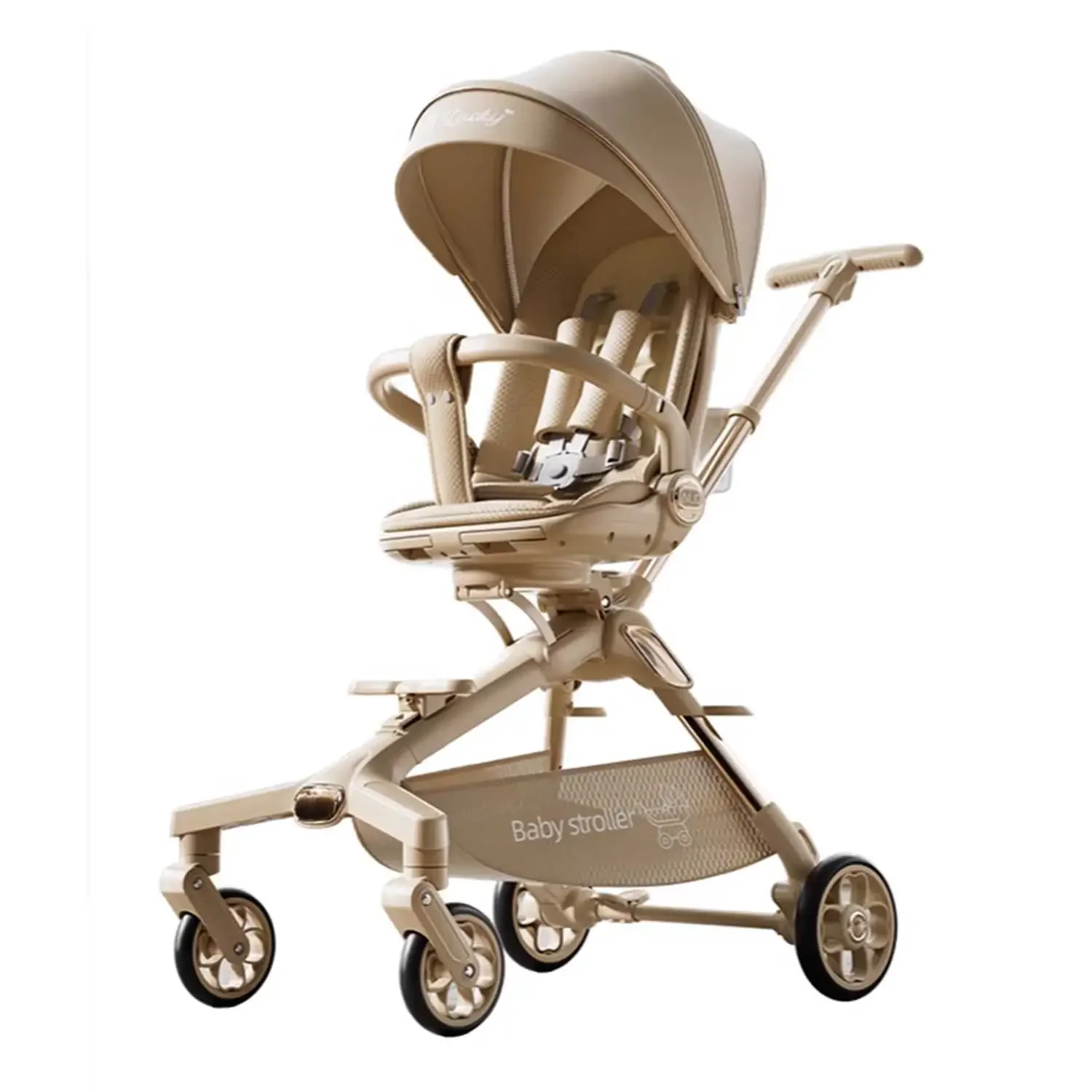 

Baby Stroller Lightweight & Foldable Infant Stroller To Explore with Large Sleep Shade Super Load-bearing Baby