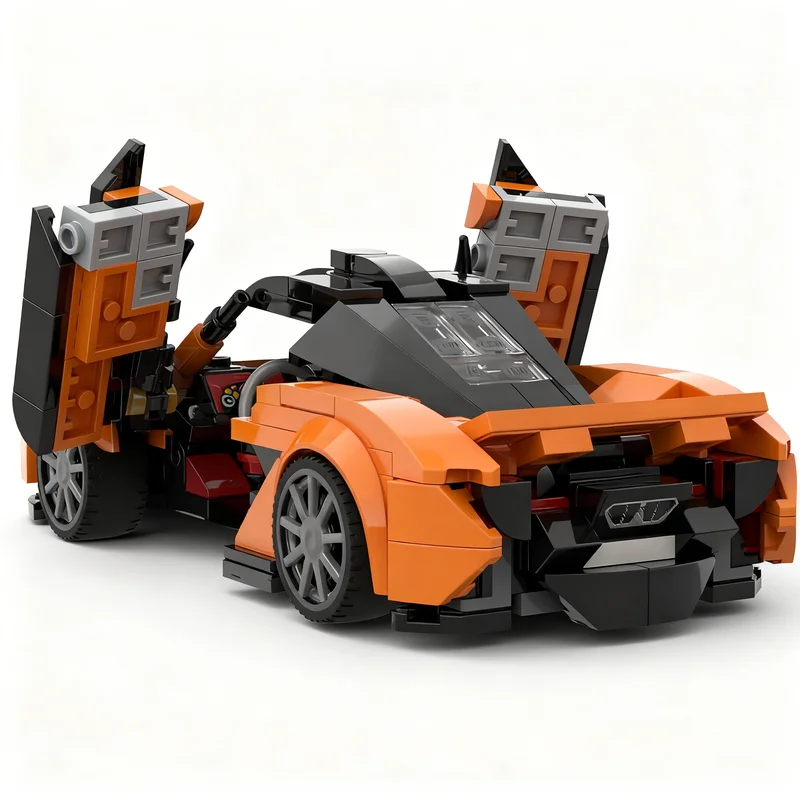 334 pièces MOC McLarenesd City Champions Modèle de construction en blocs Architecture Cadeaux de Noël Idées de jouets Éducation Briques créatives Enfants