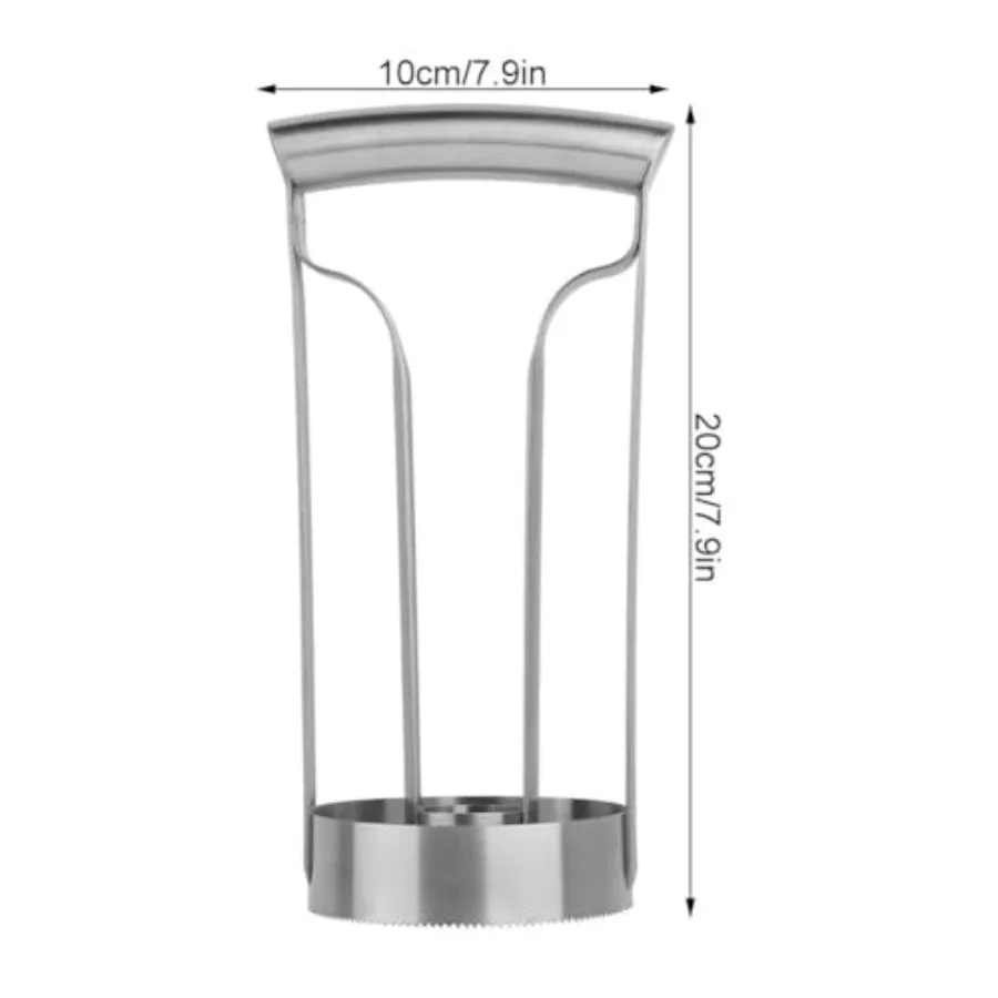 Stainless Steel Pineapple Cutter Corer Peeler Fruit Slicer Corer Remover Kitchen Tool for Easy and Efficient Tropical Fruit Pre