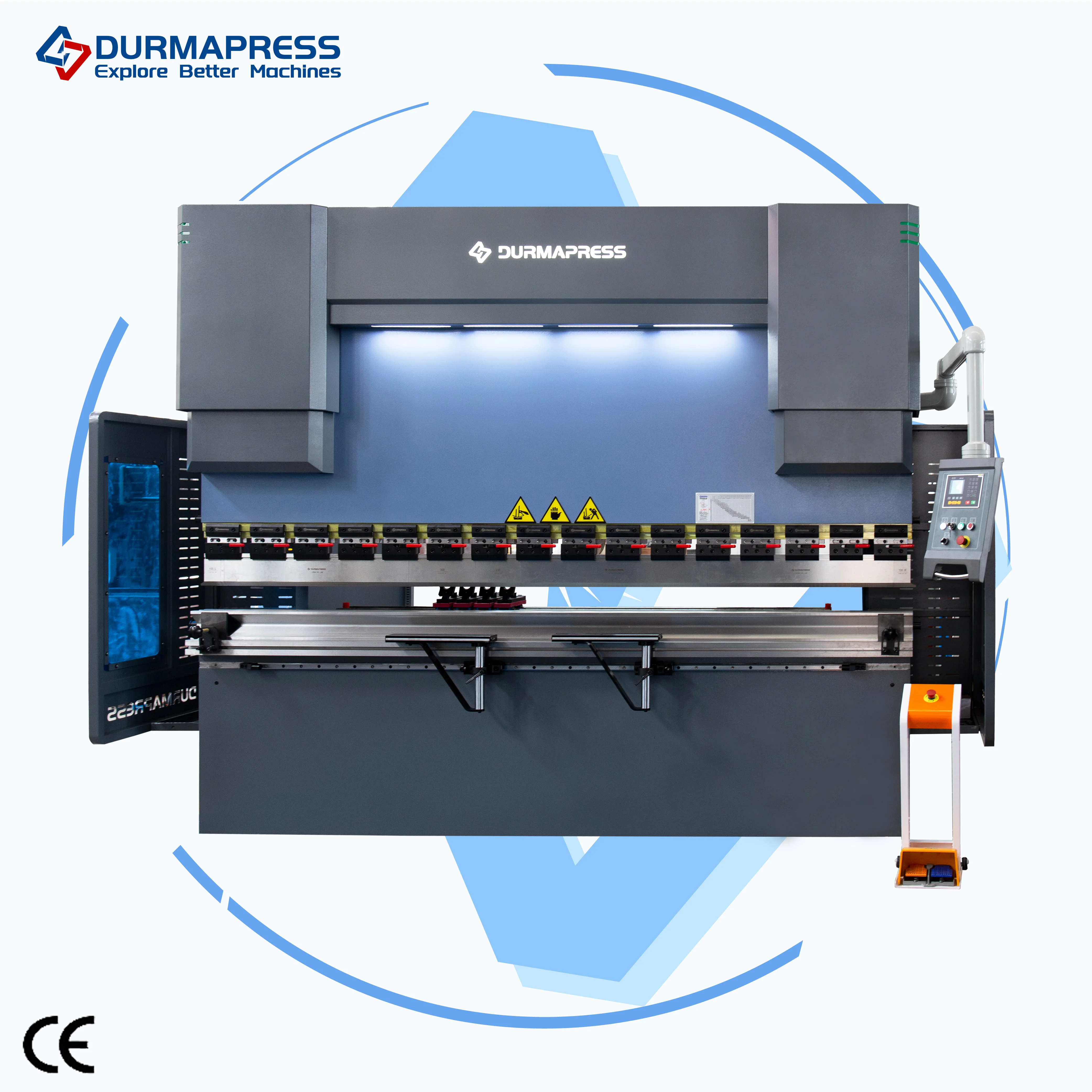 E21 NC Stainless Steel Carbon Steel 200T3200 Industrial-grade Torsion-bar Compensated Press Brake User-friendly