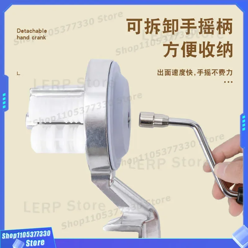 Manual Pasta Maker Machine Hand Crank Noodle Press for Home Kitchen Northern Shaanxi Hemp Food Processing Tool Macaroni