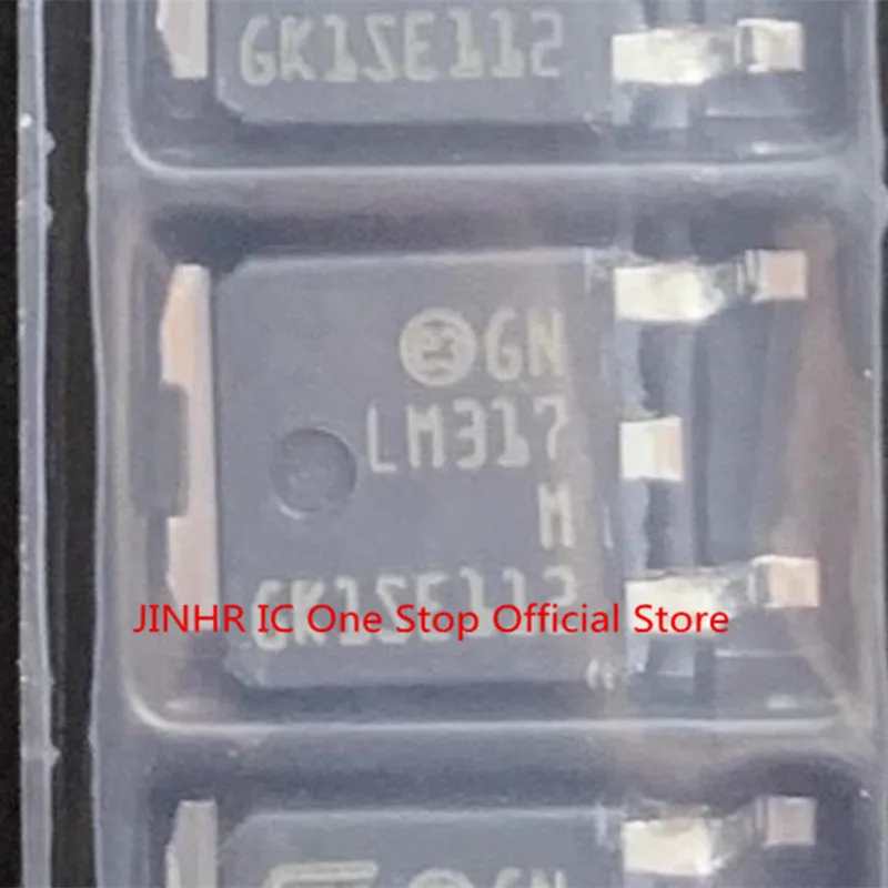New 10PCS LM317 LM317M  LM317MDT-TR, TO-252, adjustable linear voltage regulator
