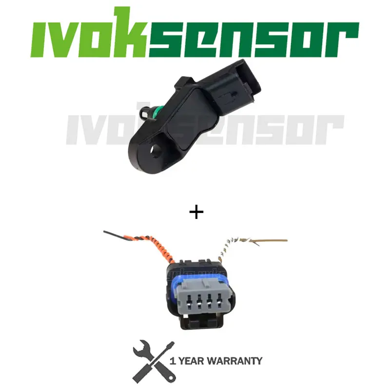 Manifold Boost Air Pressure MAP Sensor For Peugeot Citroen Fiat 1920AJ 9639381480 0261230043 4676.80 1920.AJ 4676 80 1920 AJ