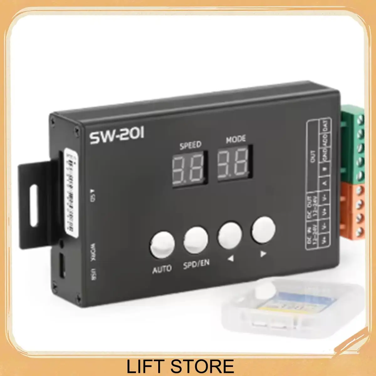 BTLIFE-SW201 DMX512 كاتب رمز العنوان M512/SM16512/ UCS512/GS8512 إلخ كاتب العنوان لكتاب الرمز DMX512