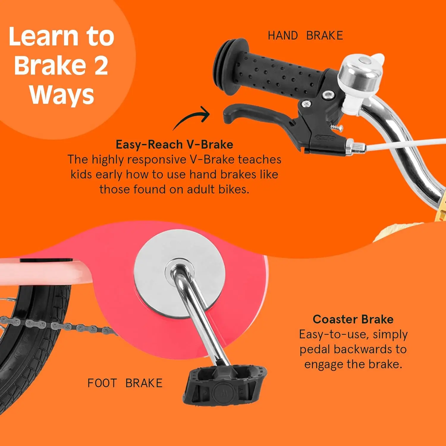 Koda Plus bicicleta para niños y niñas de 4 a 6 años, 16"