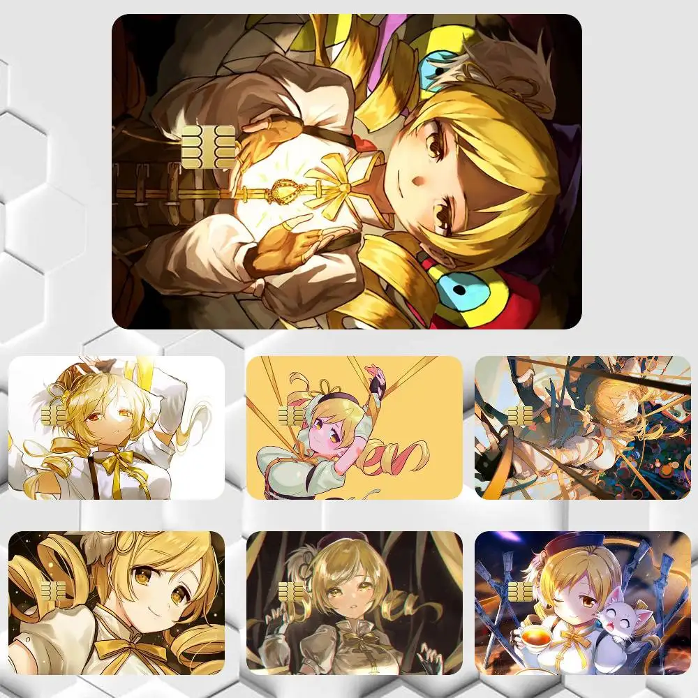 Tomoe Mami Puella Magi Madoka Magica Sticker Film Tape Skin for Credit Card Debit Card Waterproof