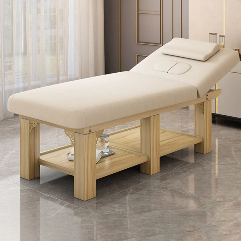 

Beauty Table Massage Tables Multifunctional Bed Chiropractic Salon Furniture Salon Nails Manicure Couch Curved Wooden