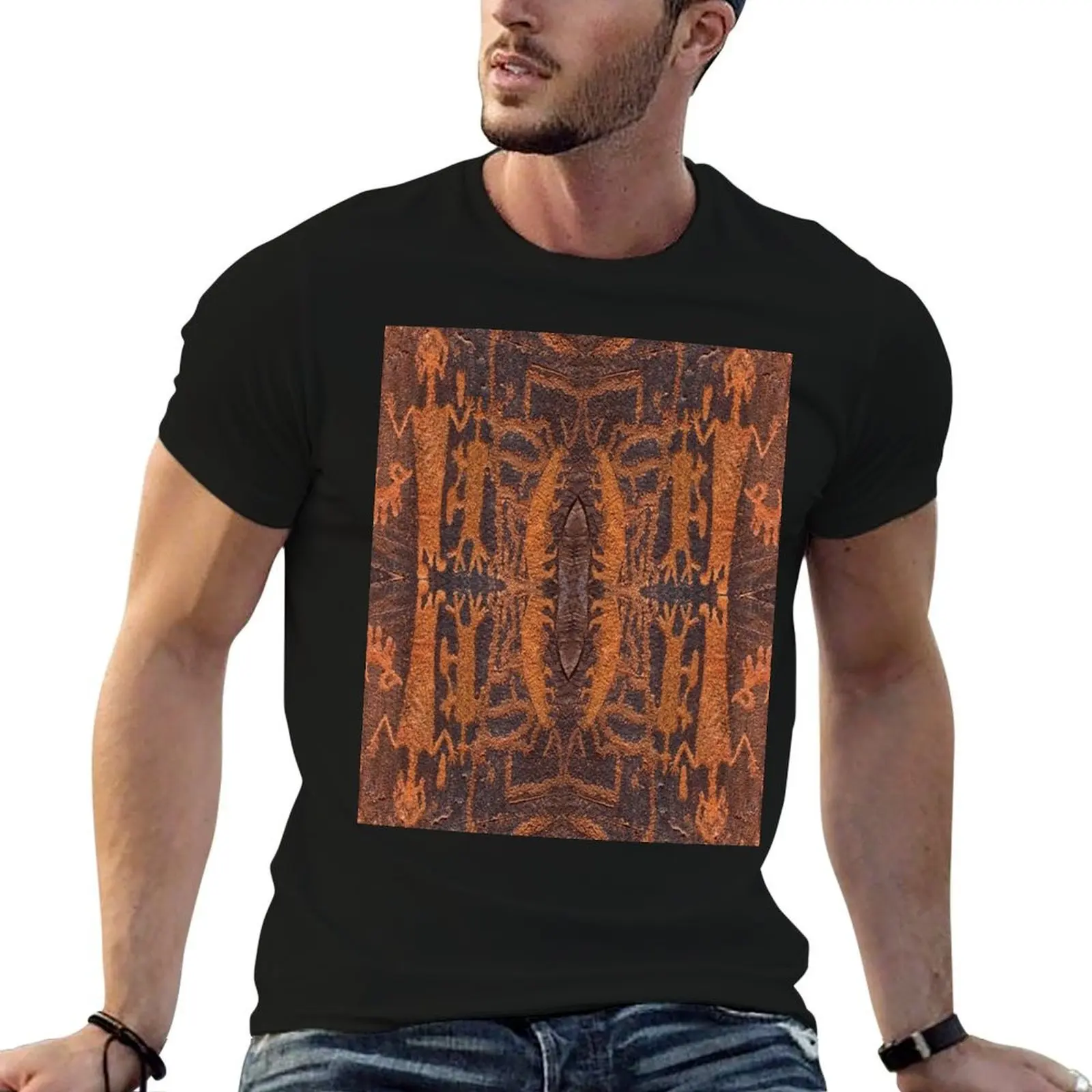 Indian Art-1 T-Shirt graphic t shirt vintage Funny t-shirt workout shirts for men