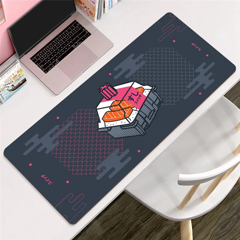 Qy-Mouse Pad Office Computer Desk Protector Mat Keyboard Non-Slip Mat Extended Mouse Pad Desk Accessories B