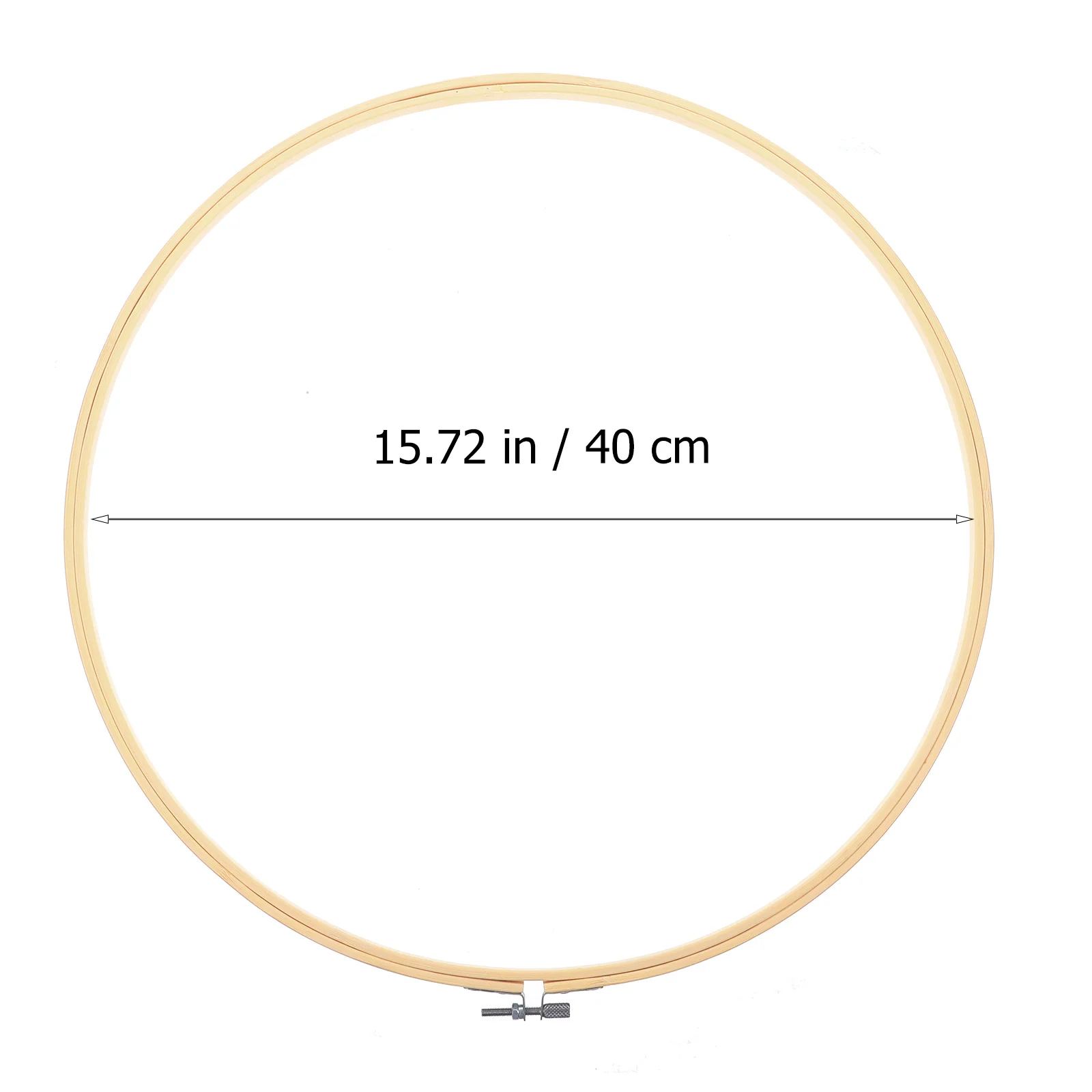 1 قطعة 40 سنتيمتر الخيزران التطريز حلقة مجموعة السلس ضيق النسيج تحديد أداة لخياطة الحرف اليدوية ديكور المنزل الإكسسوارات