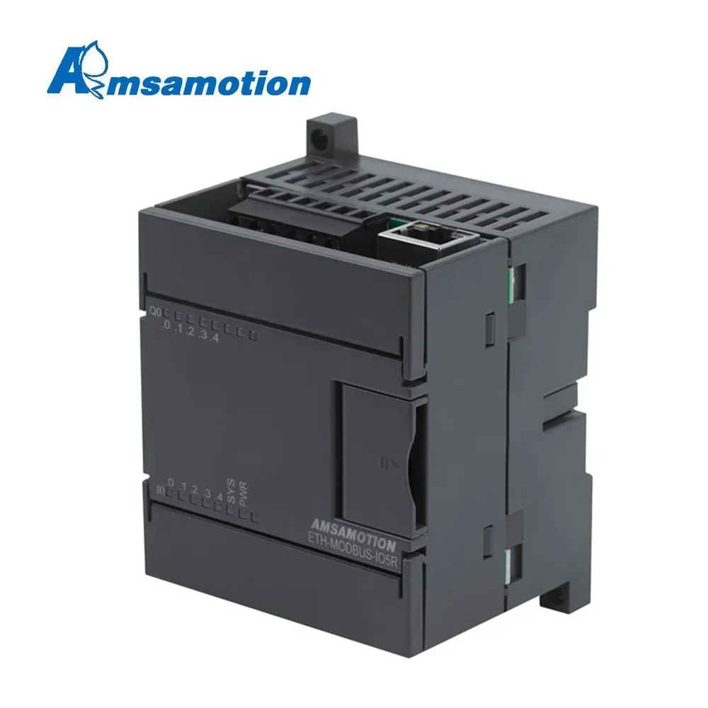 Amsamotion ETH-MODBUS-IO5R Convert Modbus RTU TCP To RS232/RS485 5DI/5DO Relay Type Ethernet Module