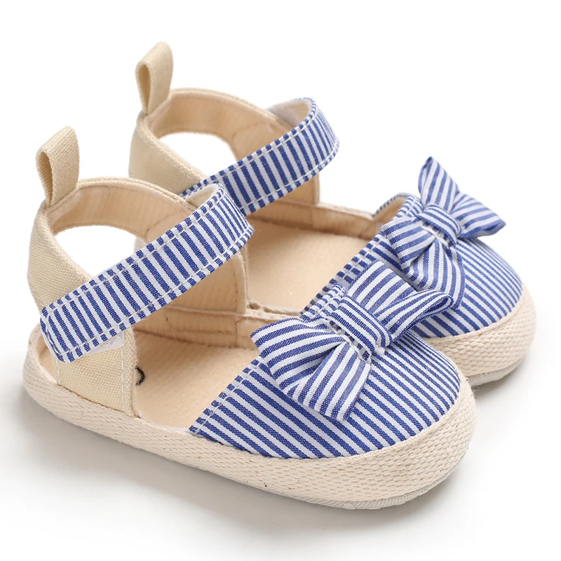 Newborn 0-1 Year Old Baby Princess Sandals Knitted Cute Breathable Comfortable Walking Shoes Soft Sole Princess Shoes
