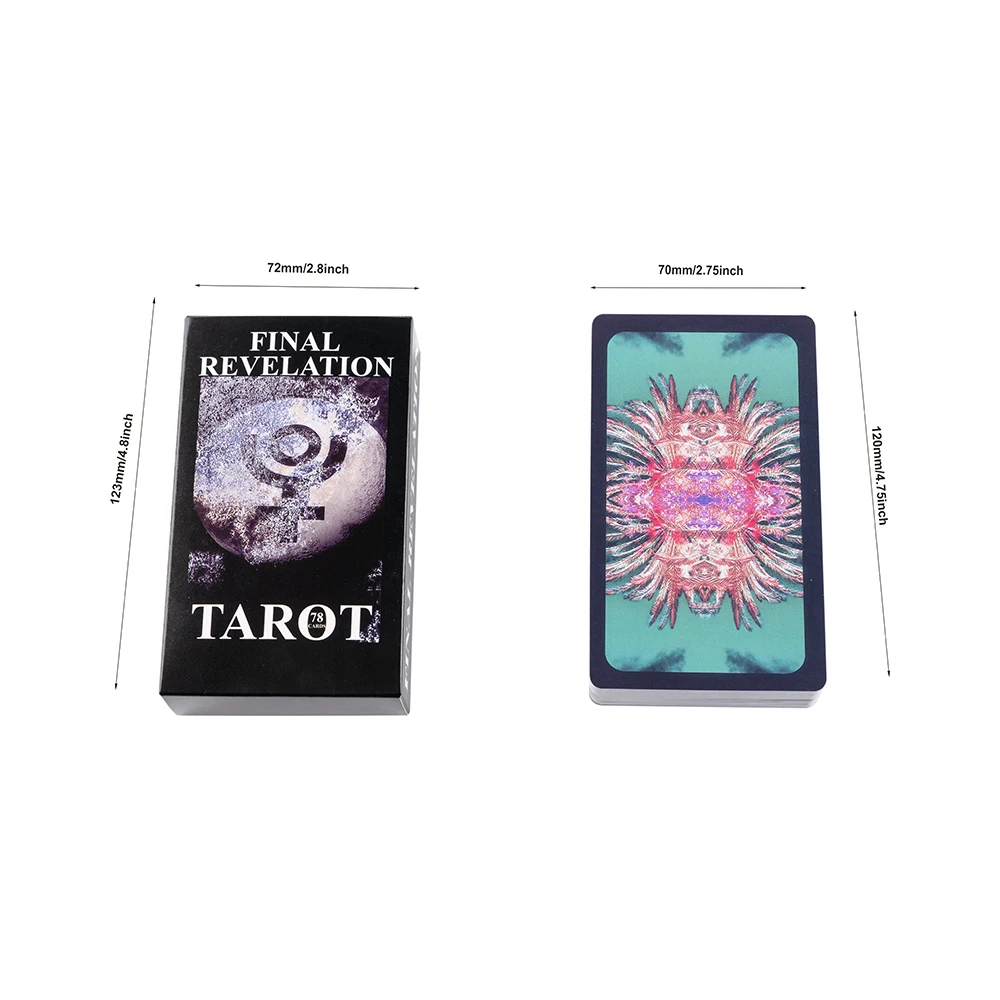 12*7cm Creative Final Revelation Tarot Cards Original Mind  Cards Deck Prophecy Waite Tarot Cards