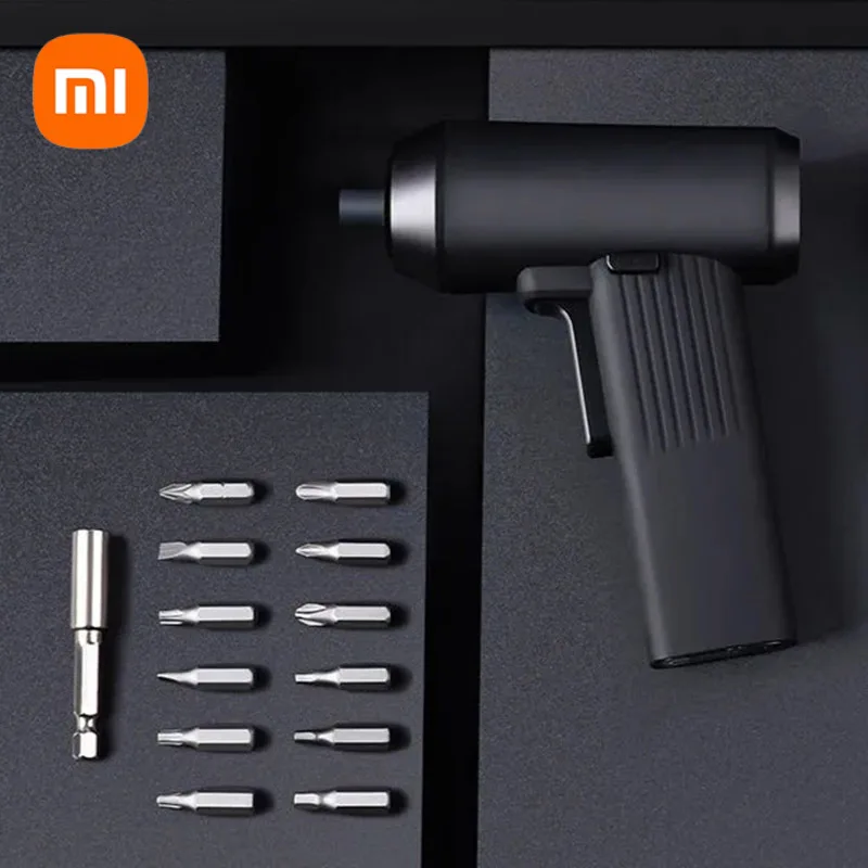 

Xiaomi 3.6V Cordless Screwdriver Rechargeable Lithium Battery Screwdriver Power Screwdriver Gift Packing LED Lamp Home Tools Set