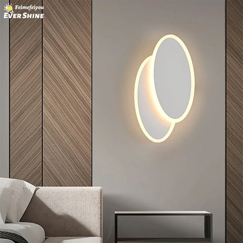 Noridc LED Modern Wall Lamps Interior Lighting TV Background Bedroom Bedside Living Room Home Decoration Lamps Wall Light