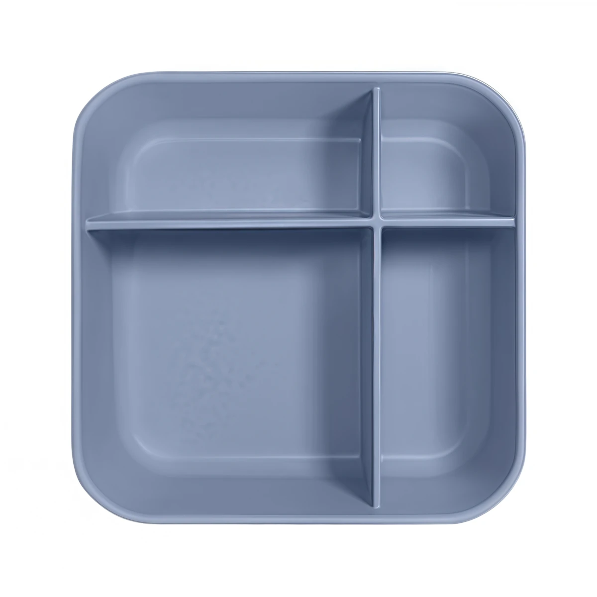 Silicone Lunch Box Microwave Steamer with 4 Compartments Food Storage Container Designed for Healthy Cooking and Food Separation
