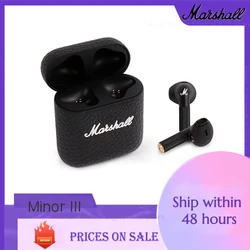 Marshall Minor III True Wireless In-Ear Headphones Marshall Wireless Bluetooth 5.1 Headset Hi-Fi Subwoofer Music Earphones