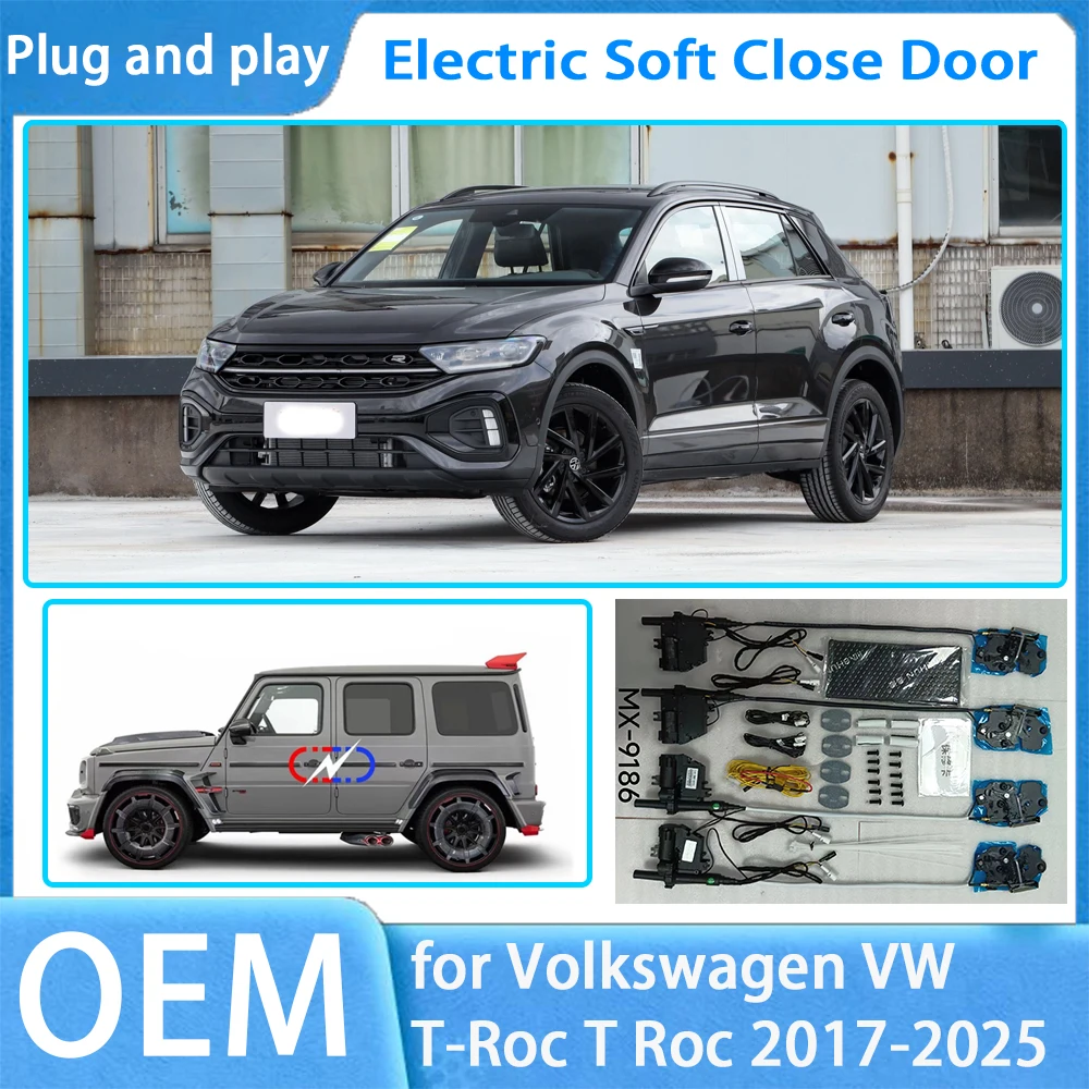 

for Volkswagen VW T-Roc T Roc 2017-2025 OEM Car Soft Close Door System Automatic Electric Auto Pull Power Latch Power Closing