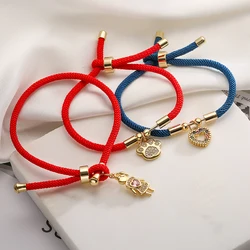 Unique Design Little Girl Pendant Bracelets For Women Girls, Stylish Bangles With AAA Cubic Zirconia,Delicate lucky Jewelry