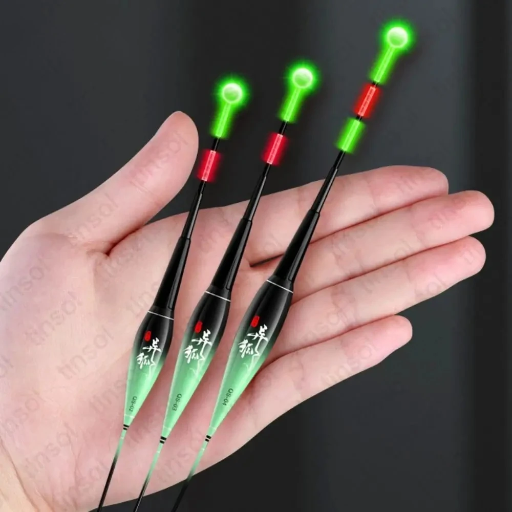 TINSOL 2026 New LED Electronic Fishing Floats For Night Luminous Gravity Sensor Nano Color Change Bobbers Buoys 1.2g-3g Floatage