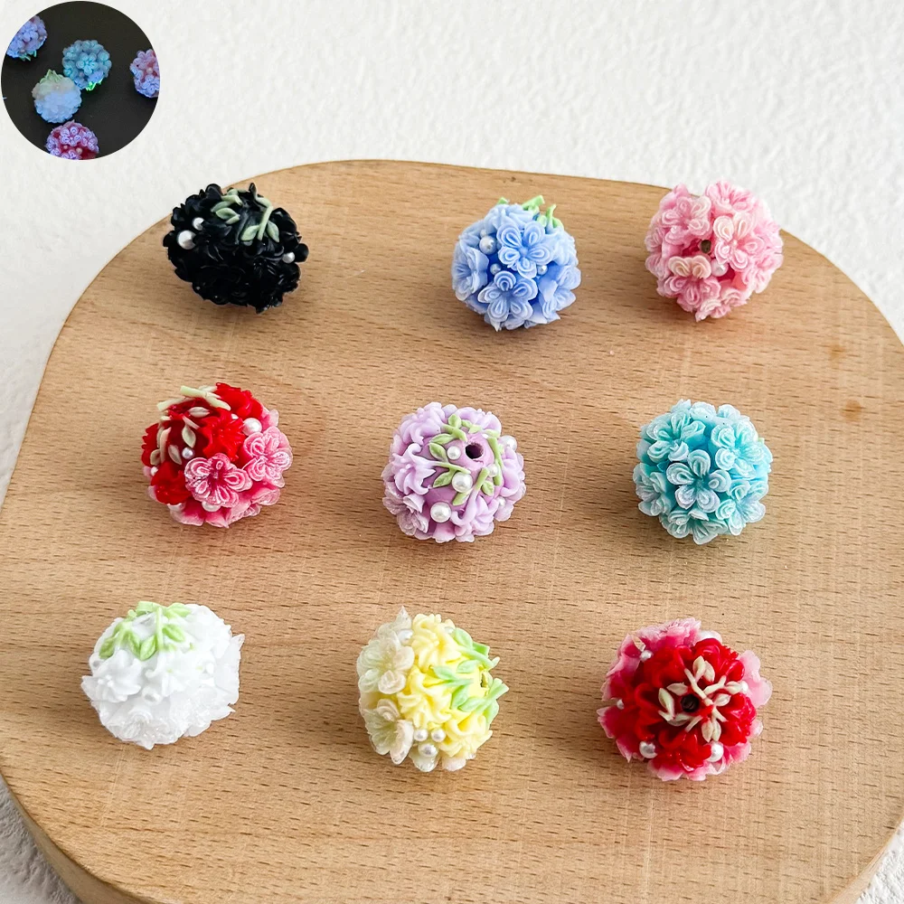 

Cordial Design 20*20MM 50Pcs DIY Beads Making/Luminous Effect/Flower Shape/Hand Made/Jewelry Findings & Components/Resin #19076