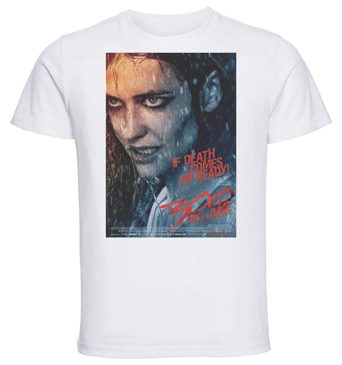 T-shirt Unisex - White - 300 Rise Of An Empire F