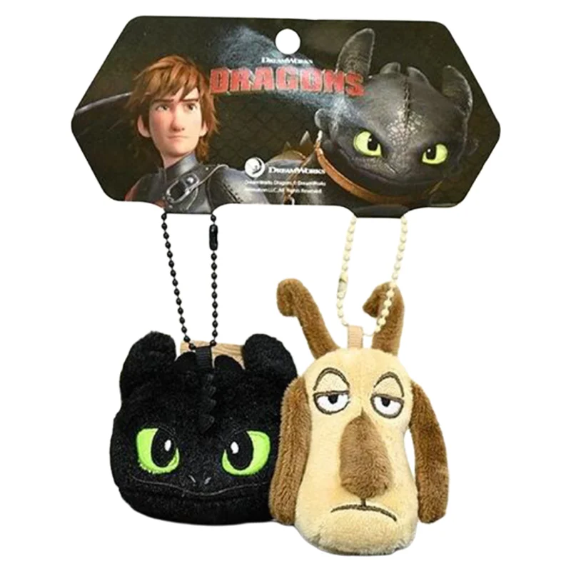 Véritable comment entraîner votre Dragon furie nocturne mignon sans dents Kawaii peluche jouets en peluche poupée Anime porte-clés pendentif cadeau de noël